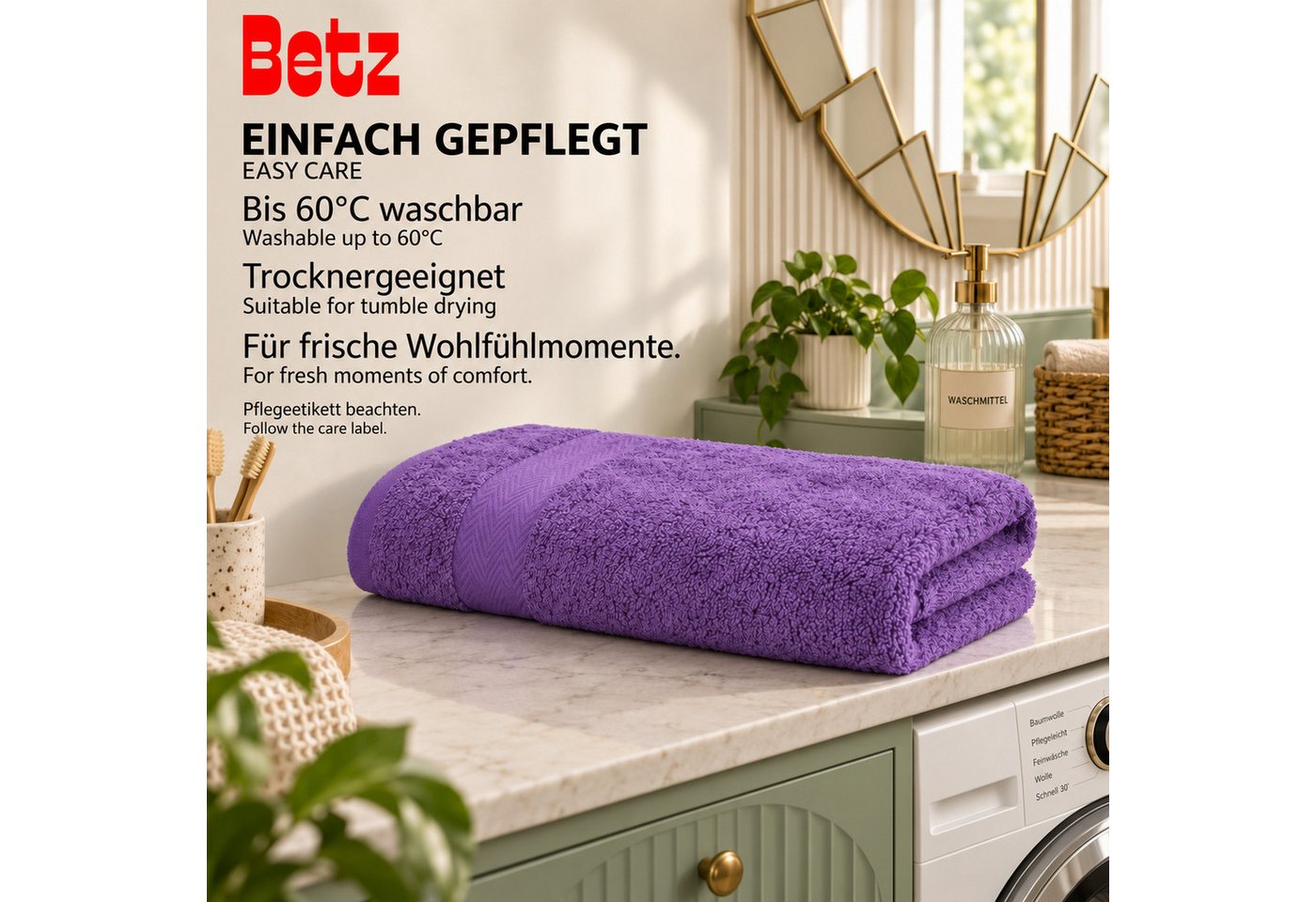 Betz Saunatuch Strandtuch Saunatücher XXL Badetuch Premium Größe 70 x 200 cm, 100% Baumwolle (1 Stück, 1-St), 100% Baumwolle