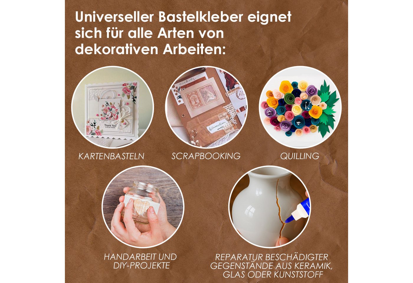 7 Artists Bastelkleber 7 Artists Bastelkleber Transparent 250 ml - Vielzweckkleber DIY