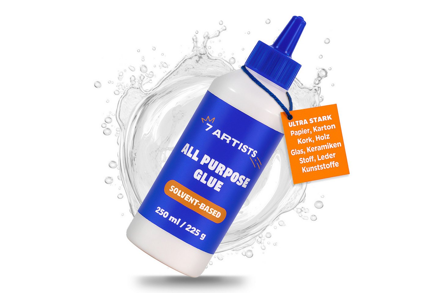 7 Artists Bastelkleber 7 Artists Bastelkleber Transparent 250 ml - Vielzweckkleber DIY Bild 2