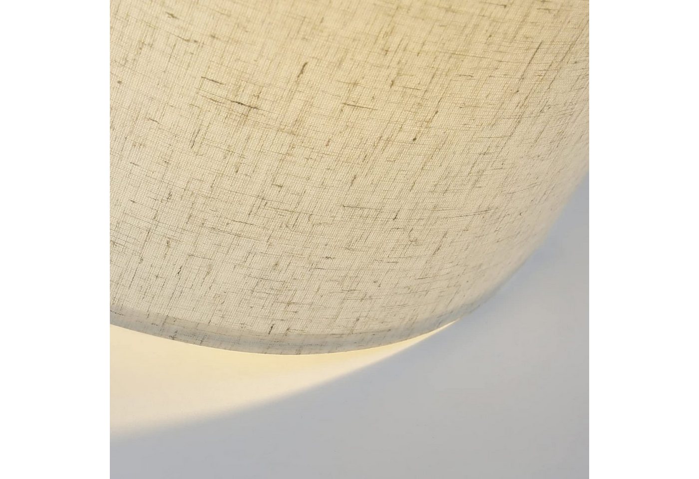 ZMH Stehlampe Wohnzimmer Stoffschirm Weiß/Schwarz E27 Schlafzimmer Flur Esszimmer, Hochwertige Material, ohne Leuchtmittel, Metall & Stoff,180° drehbar,bogenlampe,Stehleuchte für Büro Café Hotel Bild 2