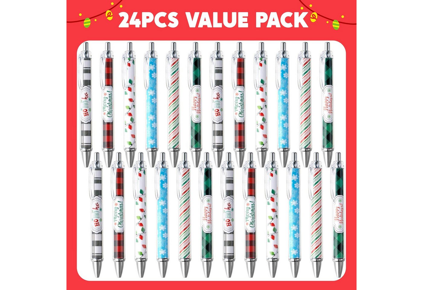 JOYIN Kugelschreiber JOYIN Weihnachts Kugelschreiber, 24er Großpackung Bild 2