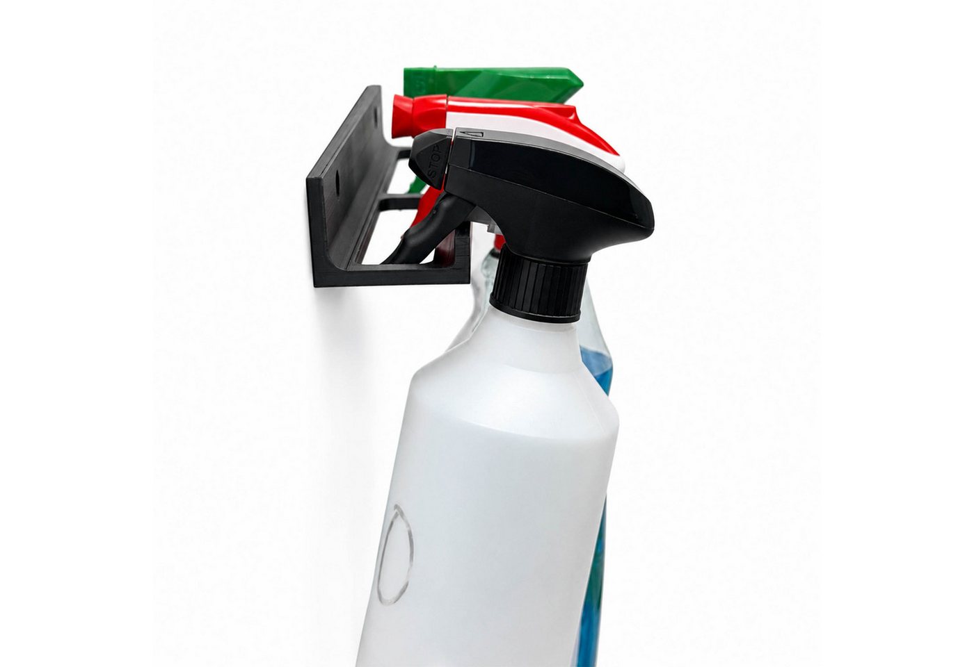 TSB Werk Werkzeughalter Wandhalter für Sprühflaschen Sprayflaschen, Flaschenhalter, Wandhalterung, Halter Bild 3
