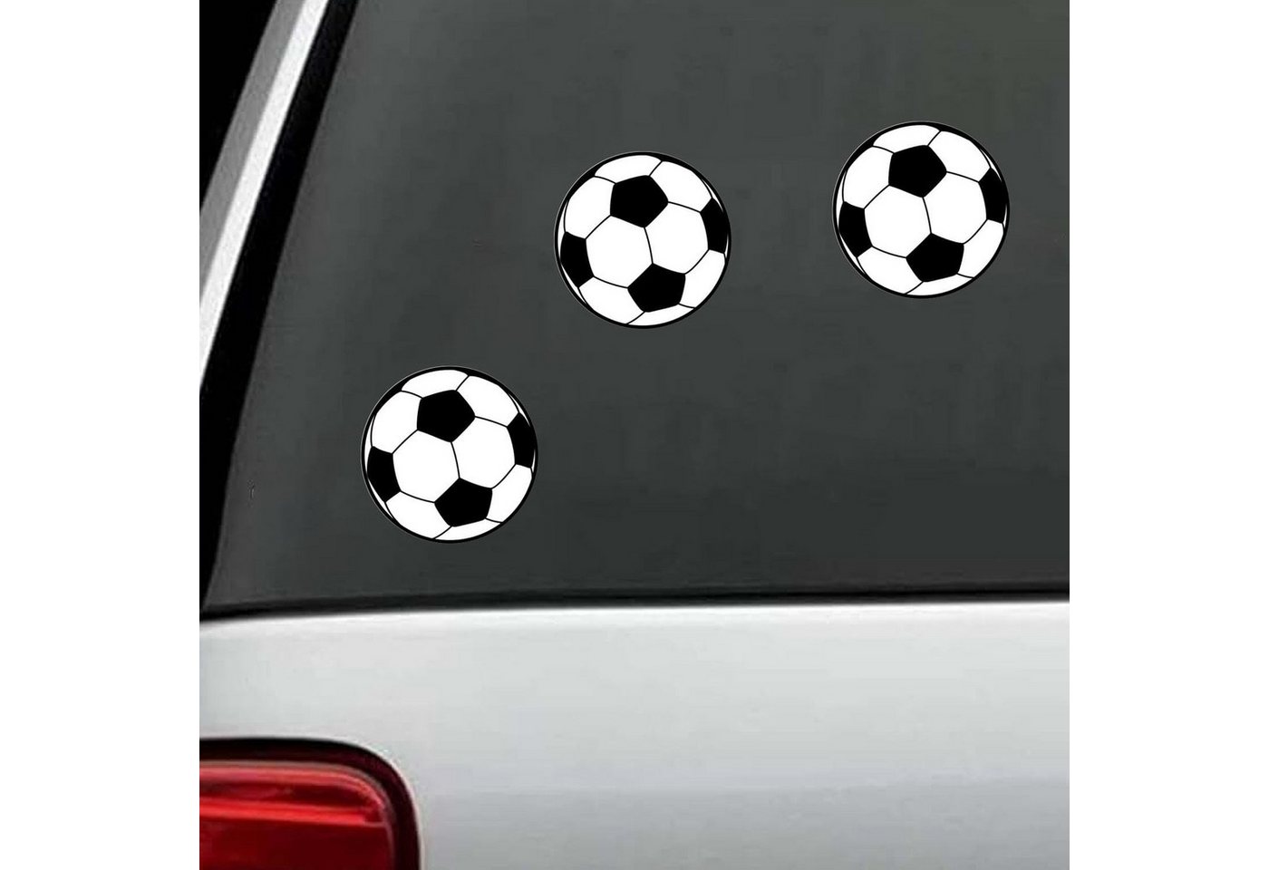 Bomiclss Sticker 180 Stück Fußballaufkleber, selbstklebendes Etikett zum Versiegeln Bild 2