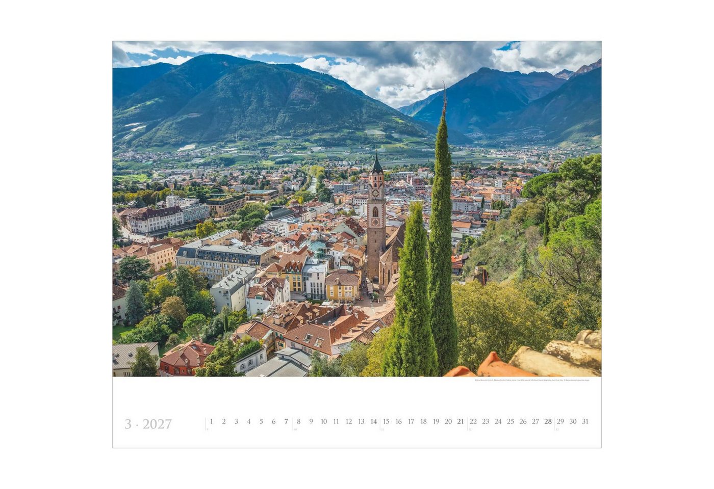 Alpha Edition Wandkalender Südtirol 2027 Bild 3