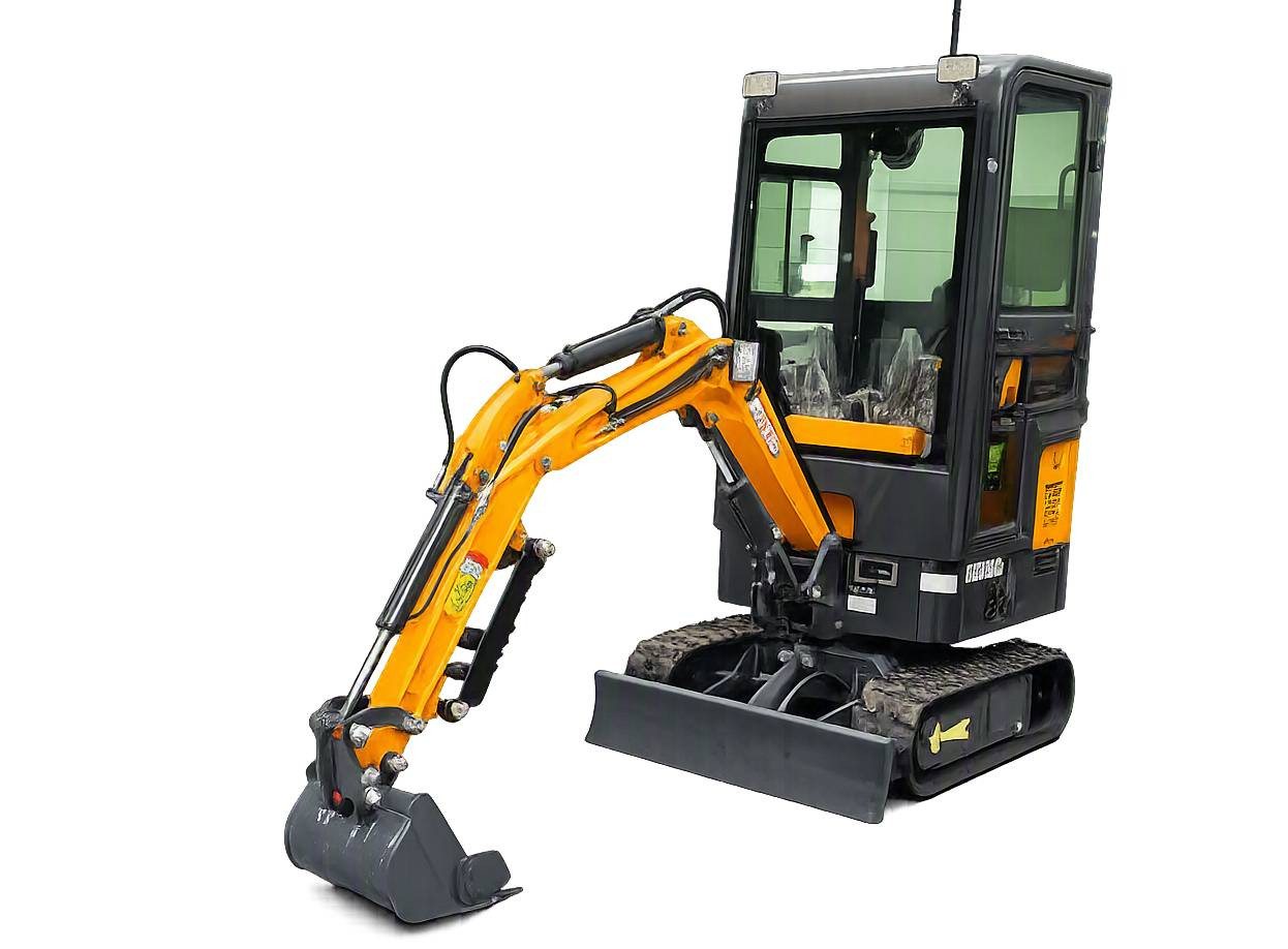 Teico Minibagger CK13CD Minibagger 1.3t – mit Kabine, 7kW Motor, kompakt & stark Bild 5