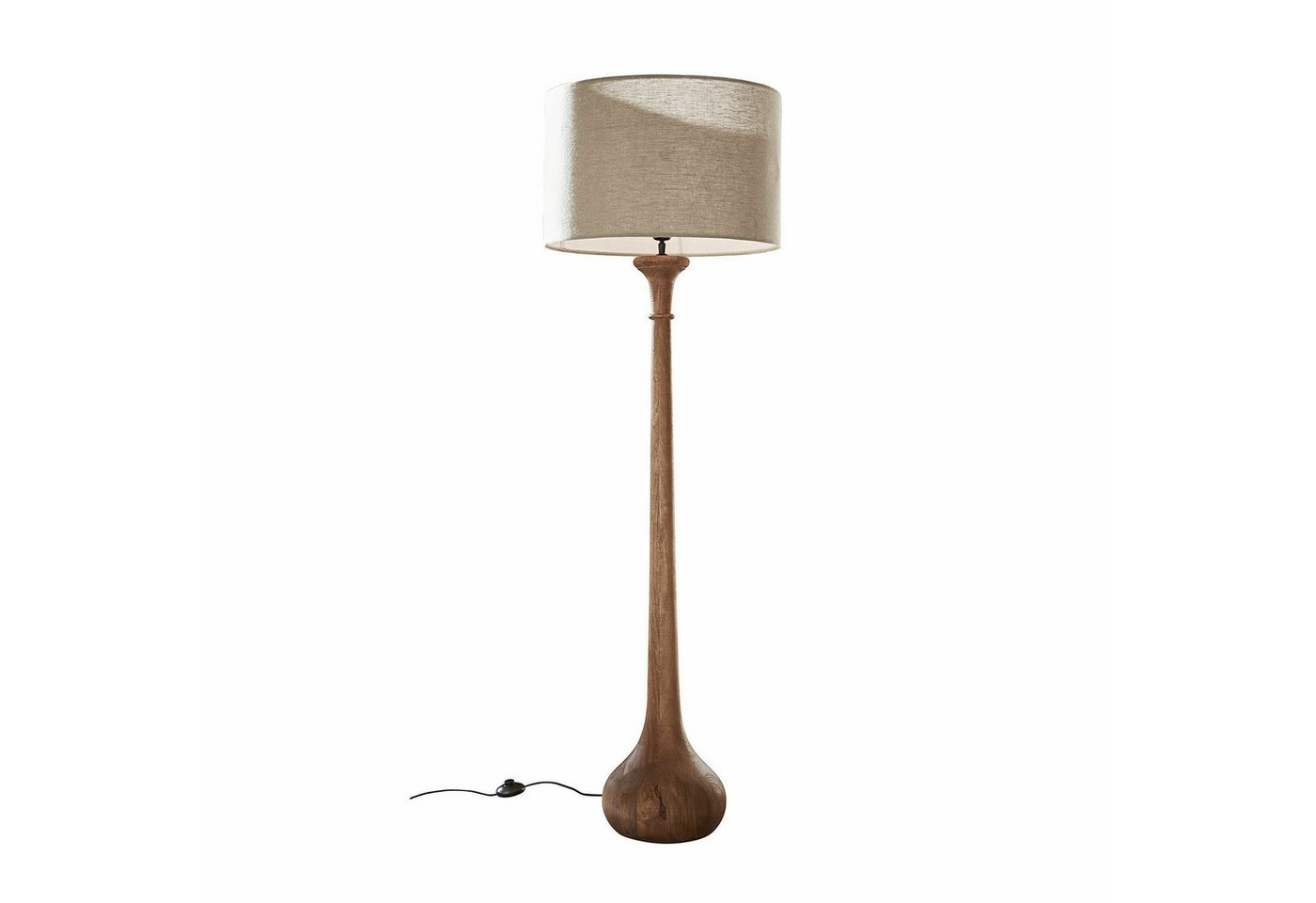 Mirabeau Stehlampe Stehlampe Andrées braun/leinen