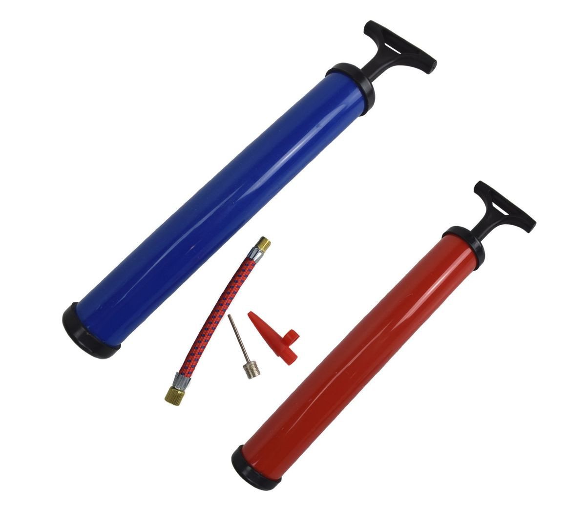 BENSON OUTDOOR Luftpumpe Ballpumpe in rot oder blau ca. 28 cm lang