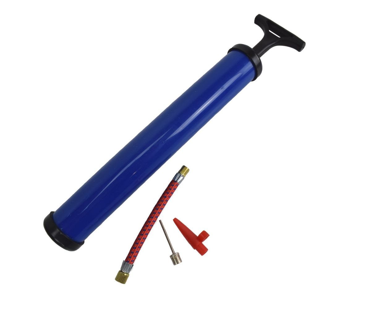BENSON OUTDOOR Luftpumpe Ballpumpe in rot oder blau ca. 28 cm lang Bild 2