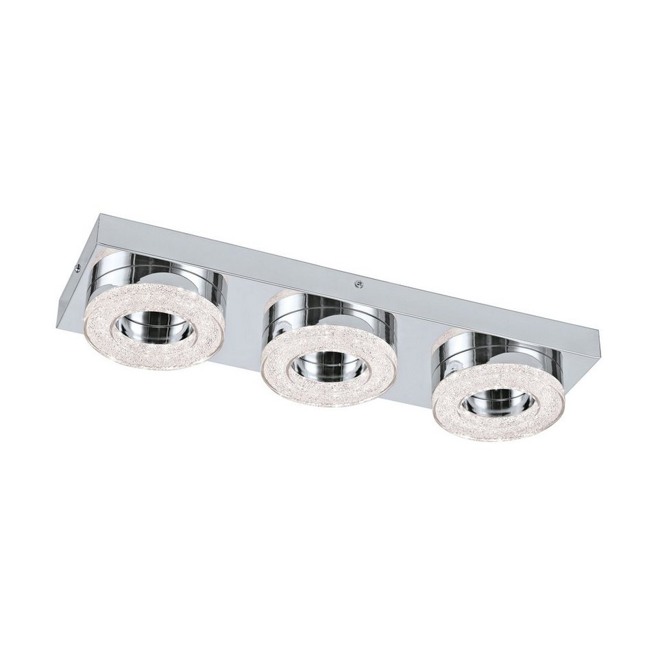 EGLO LED Deckenleuchte Fradelo, Leuchtmittel inklusive, Deckenlampe, Deckenleuchte, Wohnzimmerlampe, Schlafzimmerlampe, L46 cm