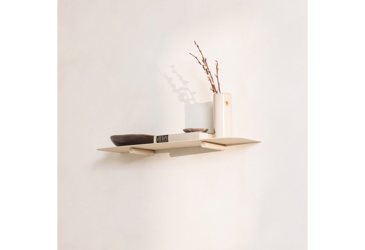 Metallbude Wandregal LENN L, schwebendes Design Regal aus Metall, minimalistisch, hochwertig Bild 3