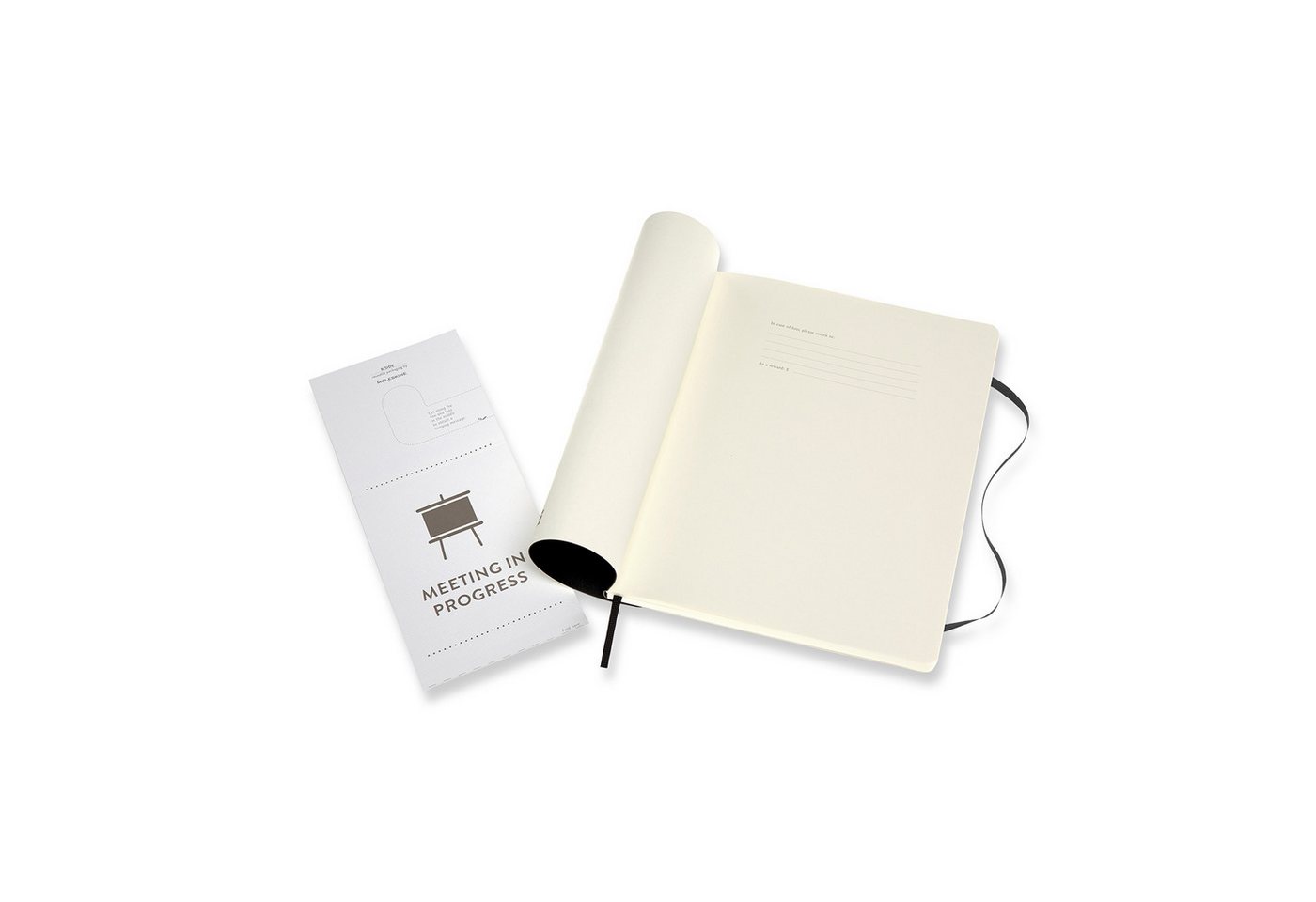 MOLESKINE Notizbuch, Professionel - Weicher Einband - XL (19x25) - Soft Cover - Schwarz Bild 4