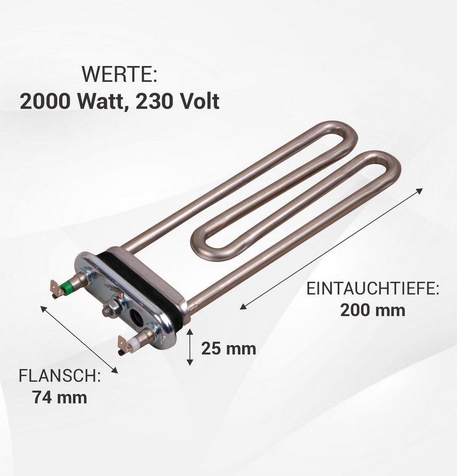 VIOKS Heizkörper Heizelement Ersatz für Bosch 12024403 Heizstab Bild 3