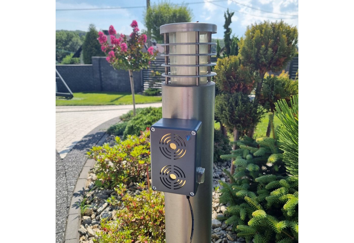 Viano Ultraschall-Tierabwehr Waterpro Rattenschutzmittel Mäuseschutzmittel, 1-tlg., Energiesparender Ultraschallgenerator IP65 Bild 3