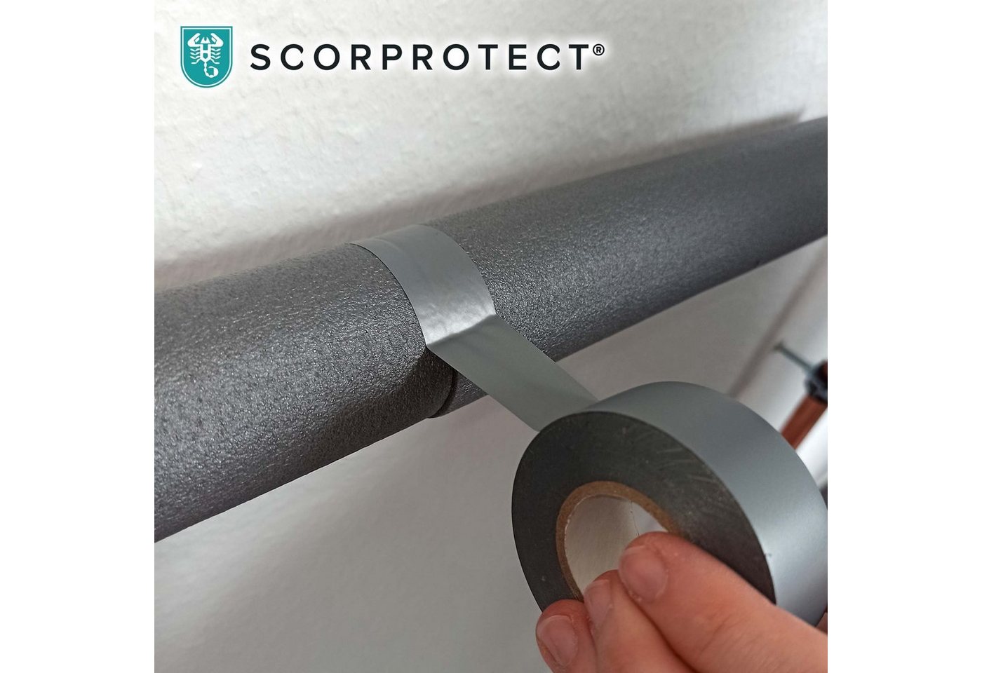 Scorprotect® Klebeband Scorprotect ® PVC Klebeband silber 19 mm x 25 m Bild 3