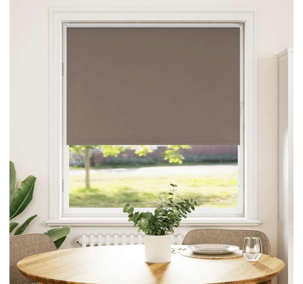 Verdunklungsrollo Verdunkelungsrollo 105x130cm Kaffeebraun, furnicato, Sichtschutz-Plissee mit Klemmträgern für Büro und Wohnzimmer