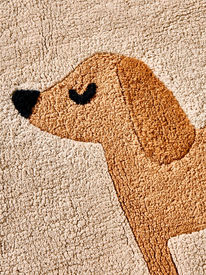 vertbaudet Kinderteppich Teppich Haus & Hund DACKEL Kinderzimmer