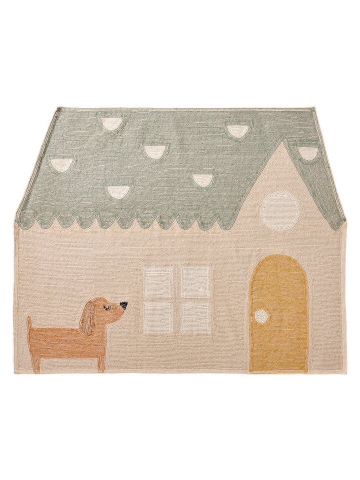 vertbaudet Kinderteppich Teppich Haus & Hund DACKEL Kinderzimmer Bild 3