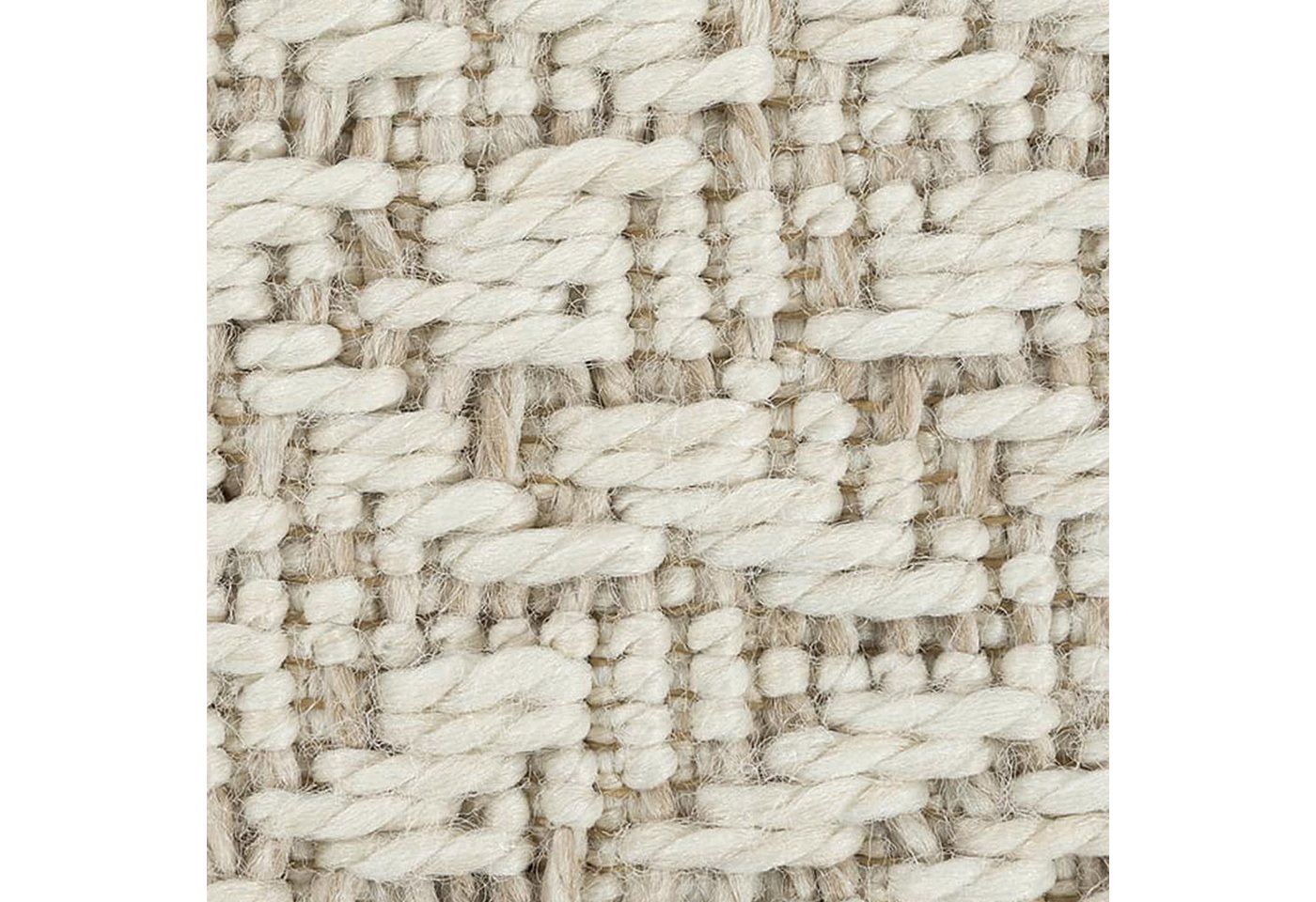 Carpetia Outdoorteppich Moderner Sisal-Look, rund, Höhe: 5 mm, Flachgewebe - robust und wetterfest, für Innen- und Außenbereiche Bild 3