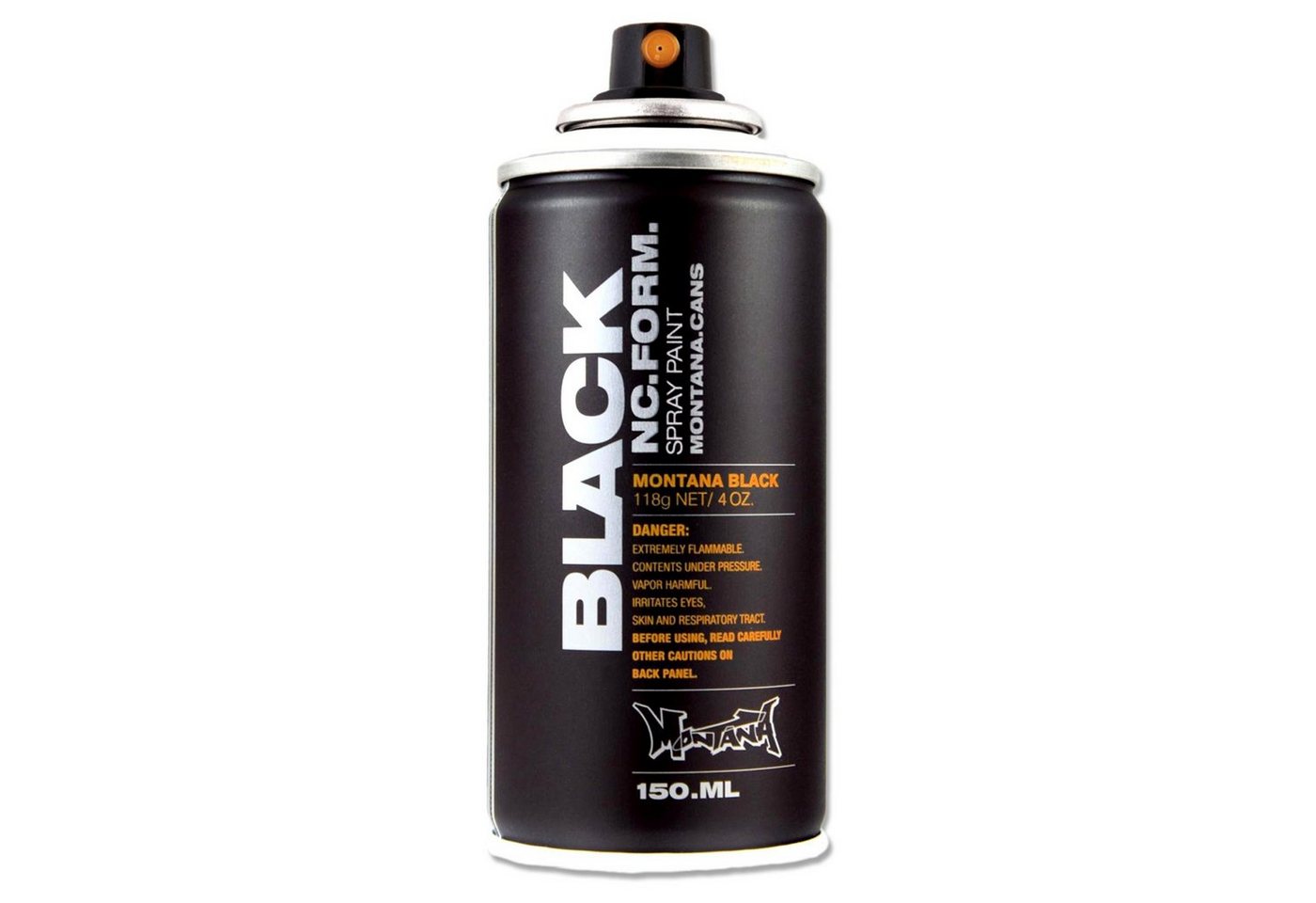 Montana Cans Sprühlack Spraydose 150ml, 6 Farben, Montana BLACK Bild 3