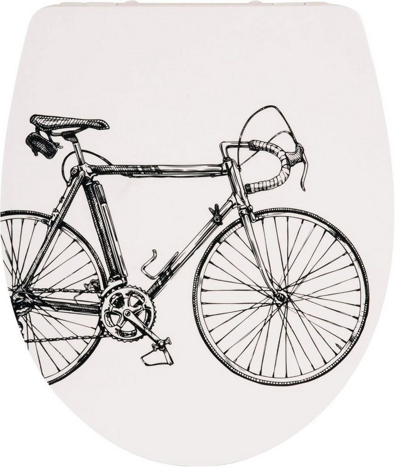 SANITOP WINGENROTH WC-Sitz Bicycle, mit Absenkautomatik und Schnellverschluss, Toilettendeckel, WC-Brille Bild 3