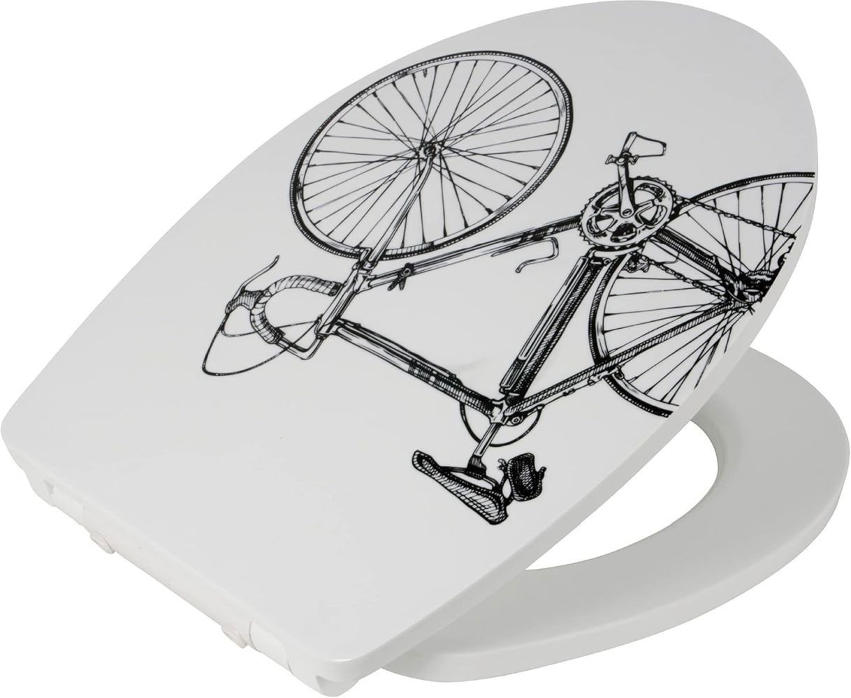 SANITOP WINGENROTH WC-Sitz Bicycle, mit Absenkautomatik und Schnellverschluss, Toilettendeckel, WC-Brille Bild 4