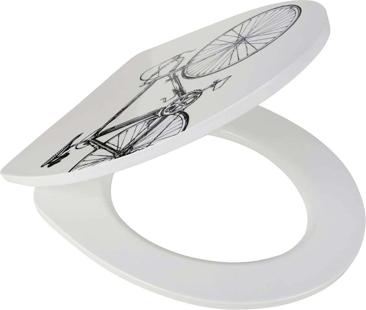 SANITOP WINGENROTH WC-Sitz Bicycle, mit Absenkautomatik und Schnellverschluss, Toilettendeckel, WC-Brille Bild 5