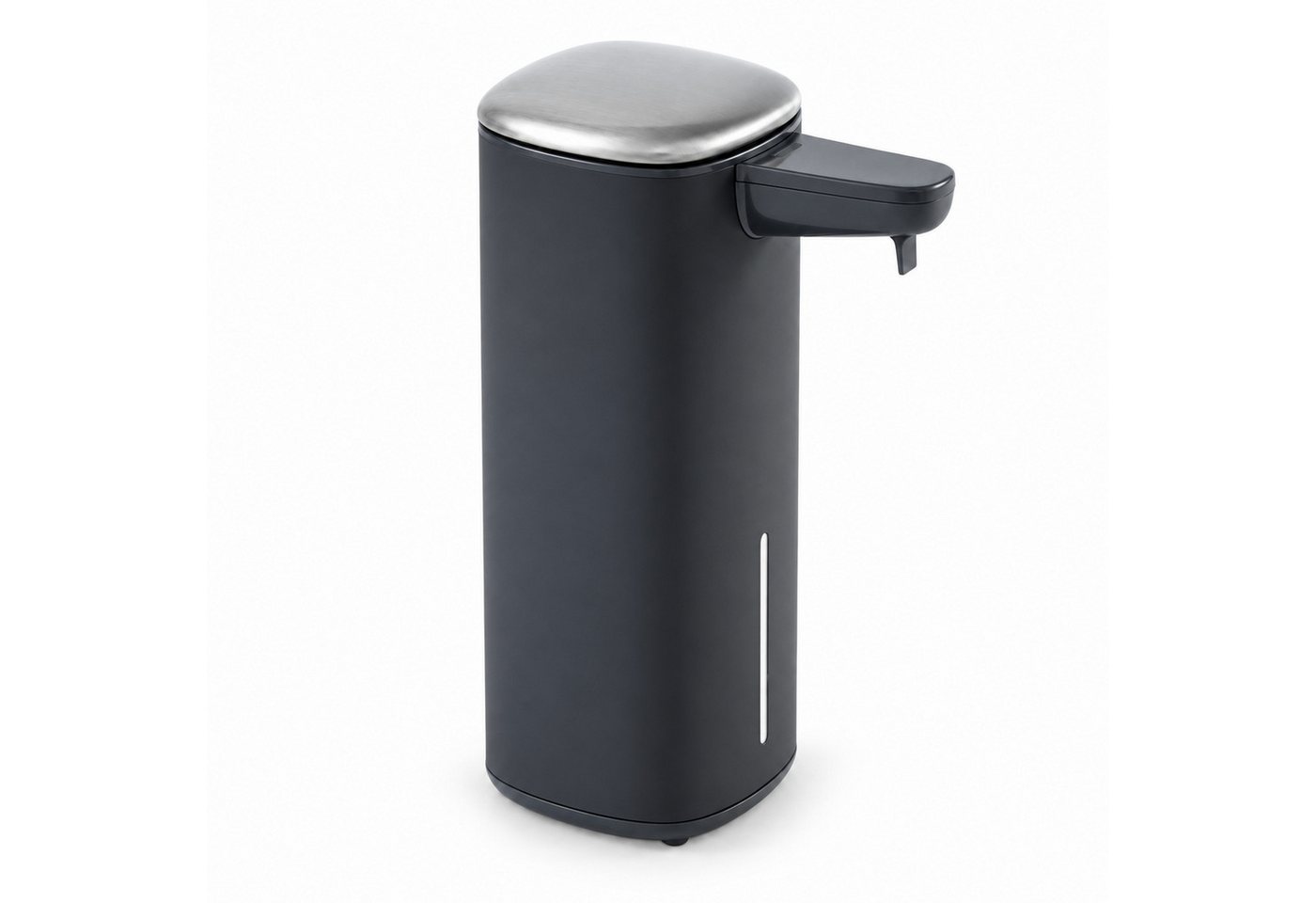 Floordirekt Seifenspender Automatischer Flüssigseifenspender Liora Edelstahl 250 ml, Berührungslose Dosierung, 2 Dosierstufen, USB-C-Akku, IPX4 Bild 2