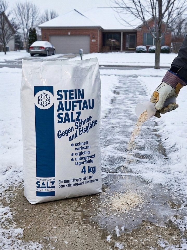 Südwestdeutsche Salzwerke AG Streuwagen Steinauftausalz 5x 4 kg Kornklasse EF trocken – Premium Streusalz Bild 3