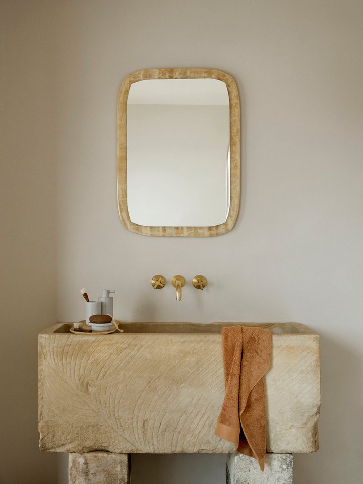 blomus Seifenspender -KUA- Spender, Flüssigseifenspender: modernes Design im Badezimmer, Recyceltes Polyresin, Nachfüllbar, 300ml Volumen, Anton Björsing