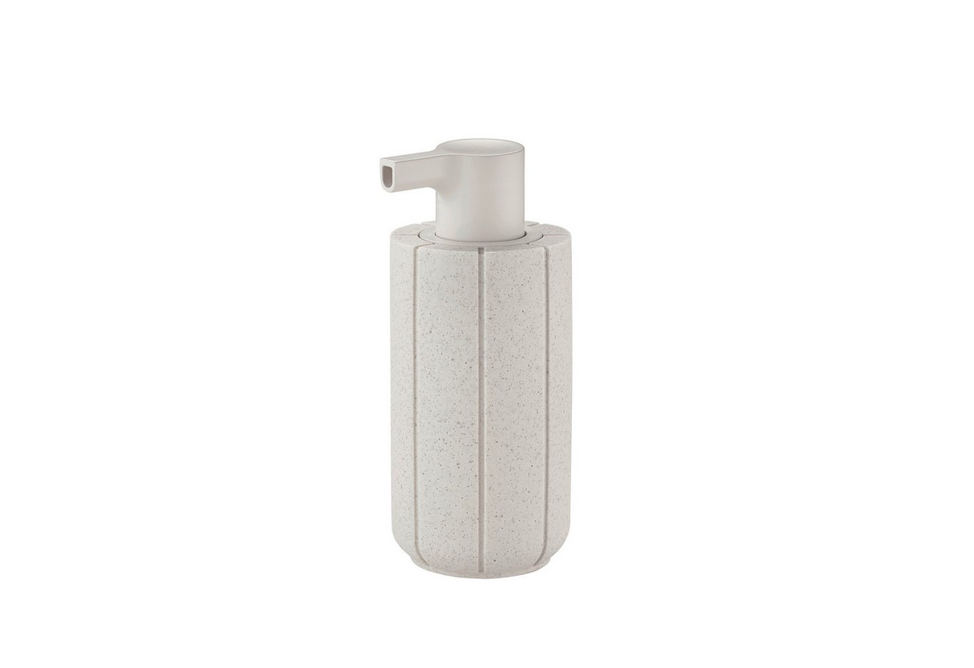 blomus Seifenspender -KUA- Spender, Flüssigseifenspender: modernes Design im Badezimmer, Recyceltes Polyresin, Nachfüllbar, 300ml Volumen, Anton Björsing Bild 4