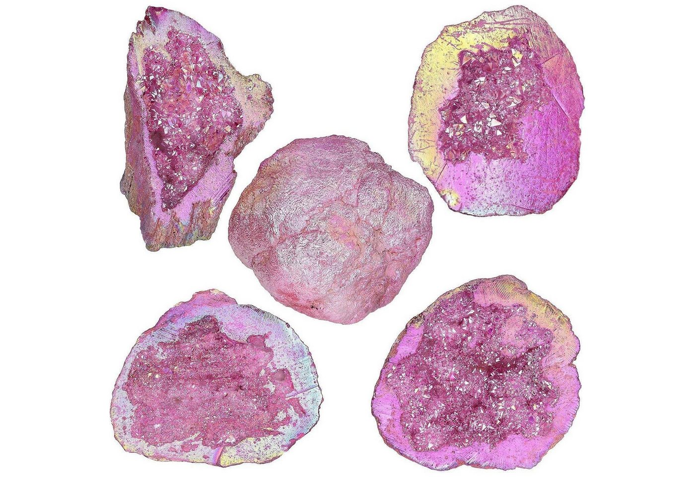 LuxusKollektion Stein Kristall Rohstück Titanium Geode Quarz Edelstein Rot 100-200g Bild 5