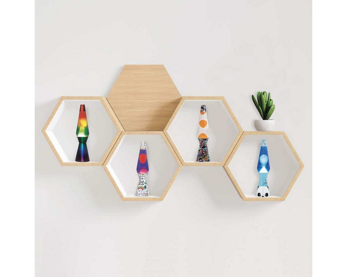 I-TOTAL Lavalampe I-TOTAL® Lavalampe Magie Lavaspektakel Einzigartiges weiß Unicorn Bild 2