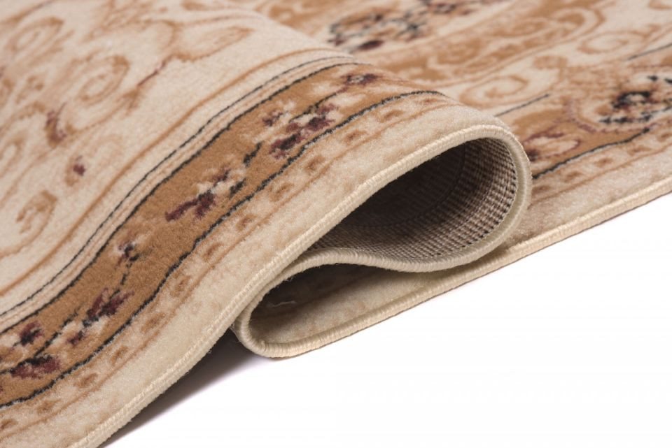 Mazovia Läufer Klassisch Orientalisch Beige Creme Flur, Schlafzimmer, Diele, Fußbodenheizung Bild 2