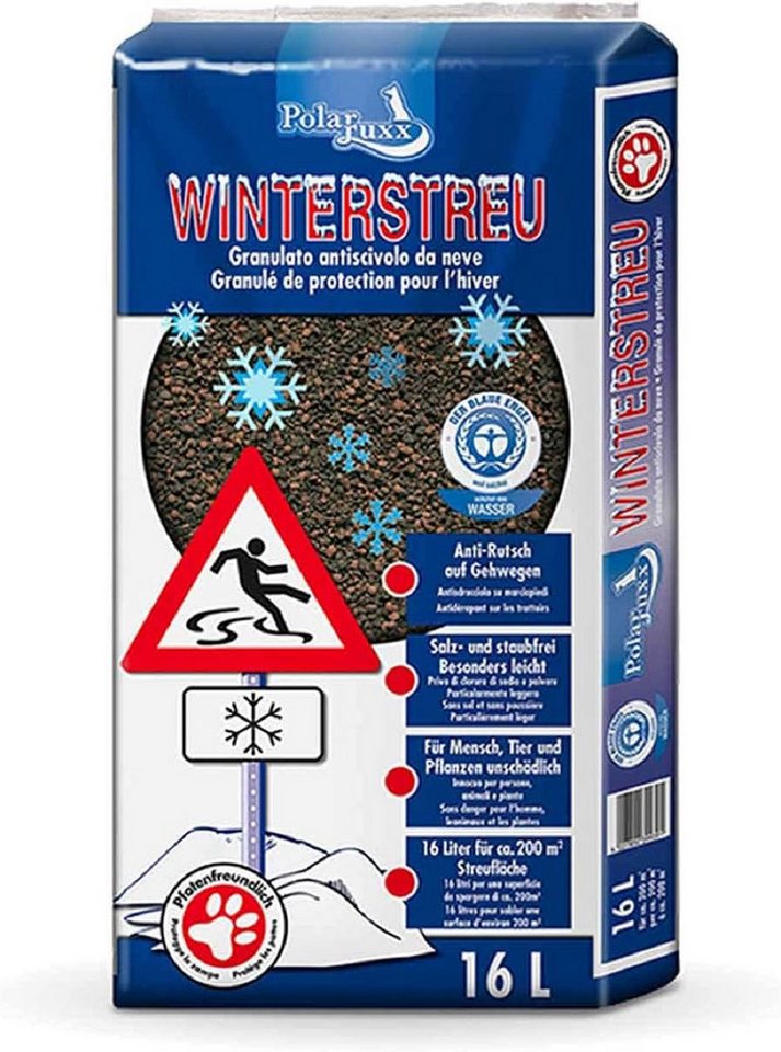 Ziegler Erdenwerk Streuwagen Polarfuxx Winterstreu Tongranulat 16 L Salzfrei Bild 2