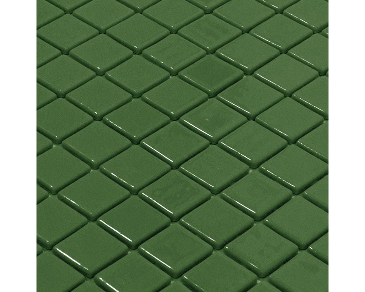 Mosafil Mosaikfliesen Glas Schwimmbad Pool Mosaik Venetia, Glas-Ecoglas 31.600x31.600, dunkelgrün, Punktverklebt - Frostsicher - Wasserdicht - Wasserfest - Rutschfest Bild 5