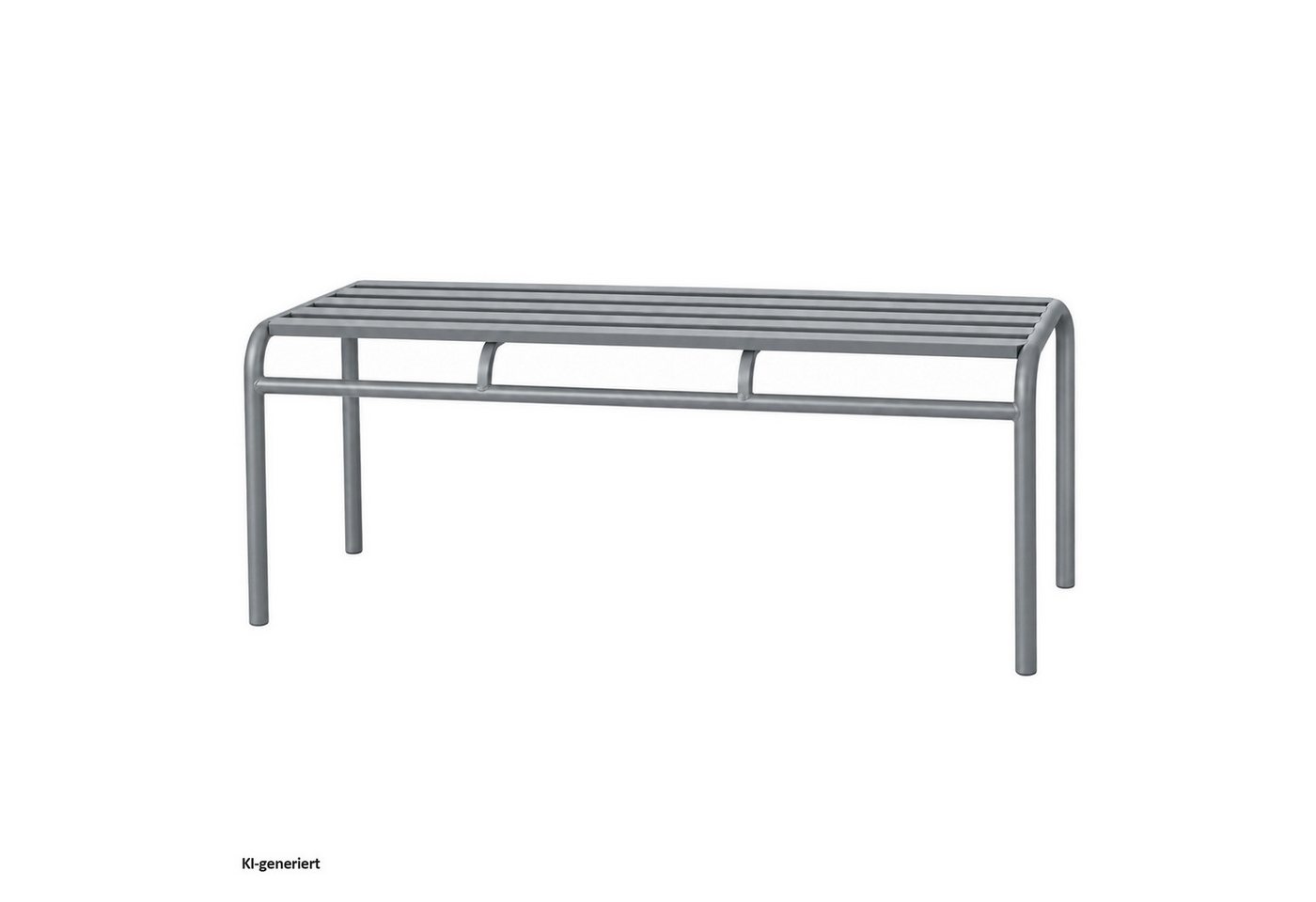 HTI-Living Gartenbank Bank Celia Basic Metall Grau (1 Stück, 1-St., 1 Sitzbank), Sitzbank für den überdachten Außenbereich