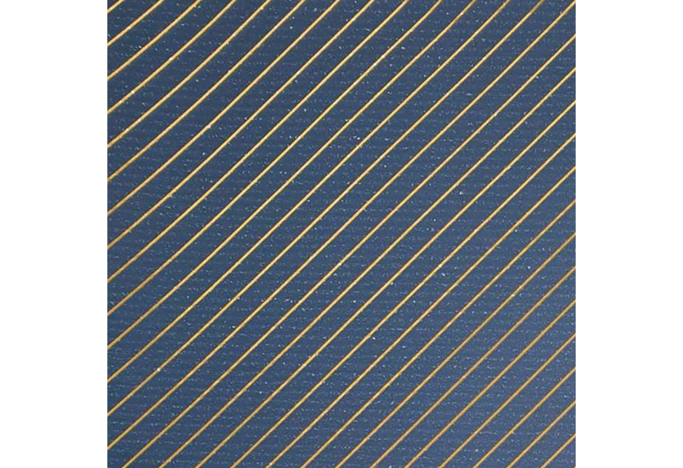 Star Geschenkpapier, Geschenkpapier Streifen Muster 70cm x 2m Rolle dunkelblau / gold Bild 2