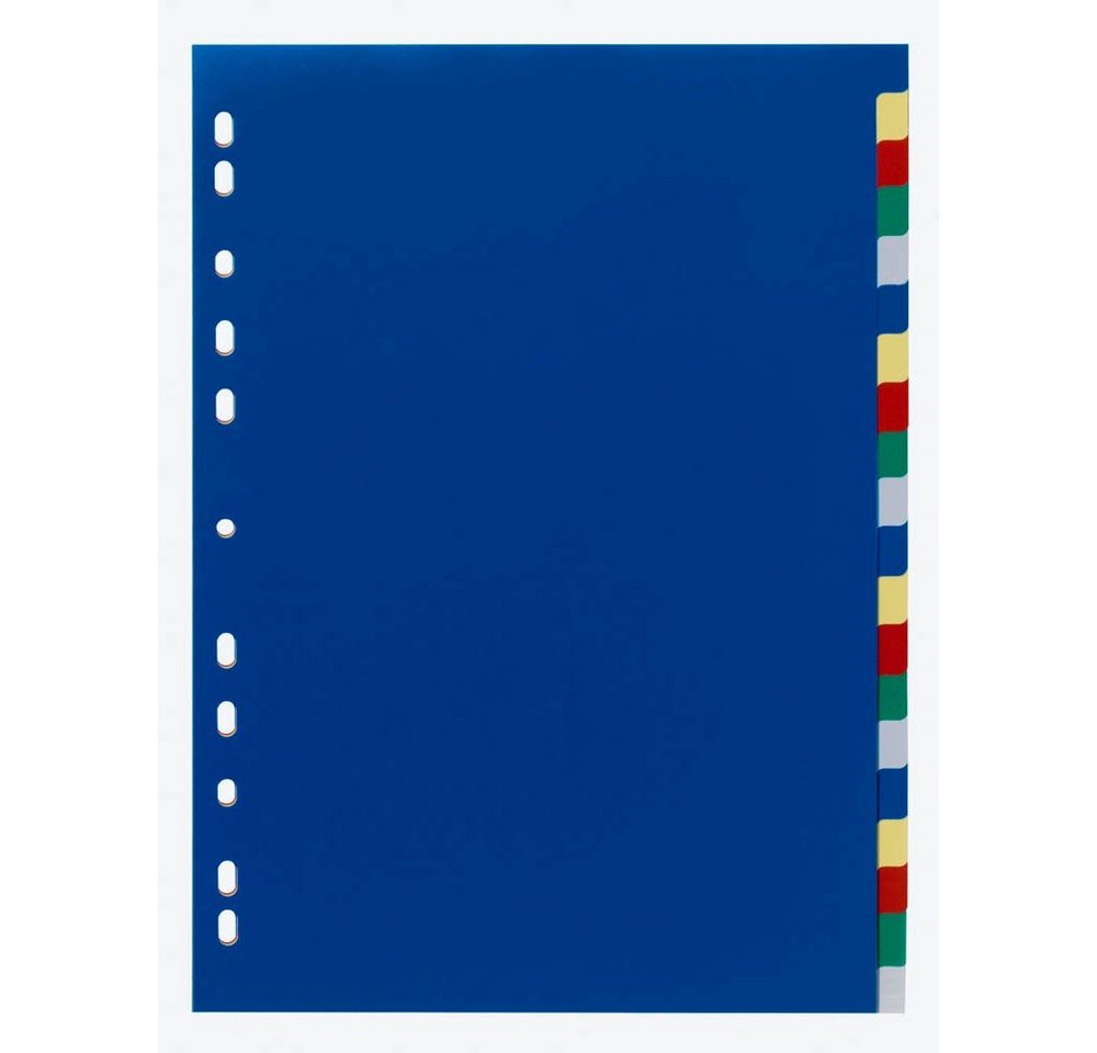 DURABLE Aktenordner DURABLE 6758 Register farbige Taben A4 Hoch - 20-teilig Bild 2