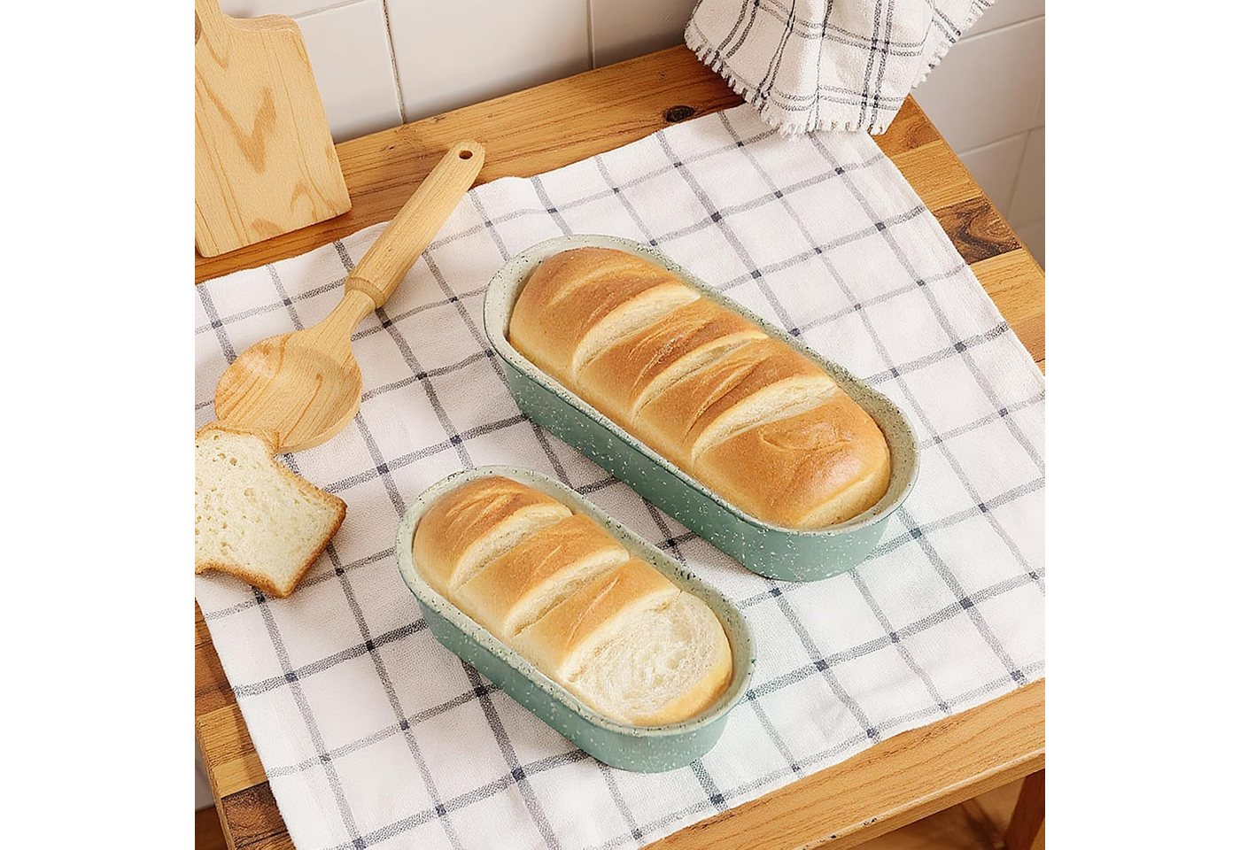 FELIXLEO Brotbackform Brotbackform Antihaft Kastenform für Brot Kuchen Rostfrei