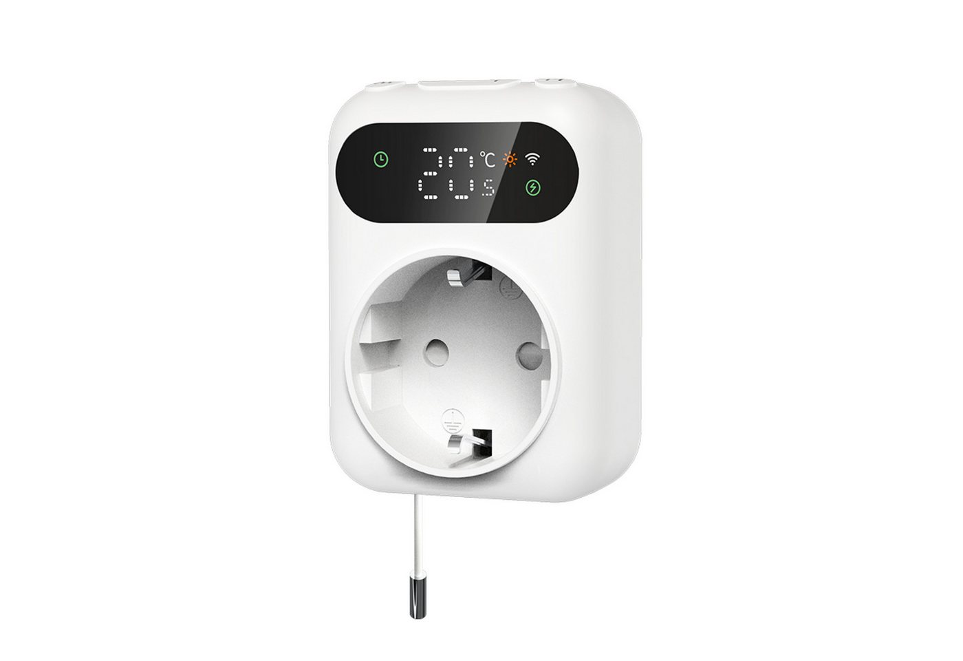 Könighaus Steckdosen-Thermostat Könighaus LED Smart-Thermostat