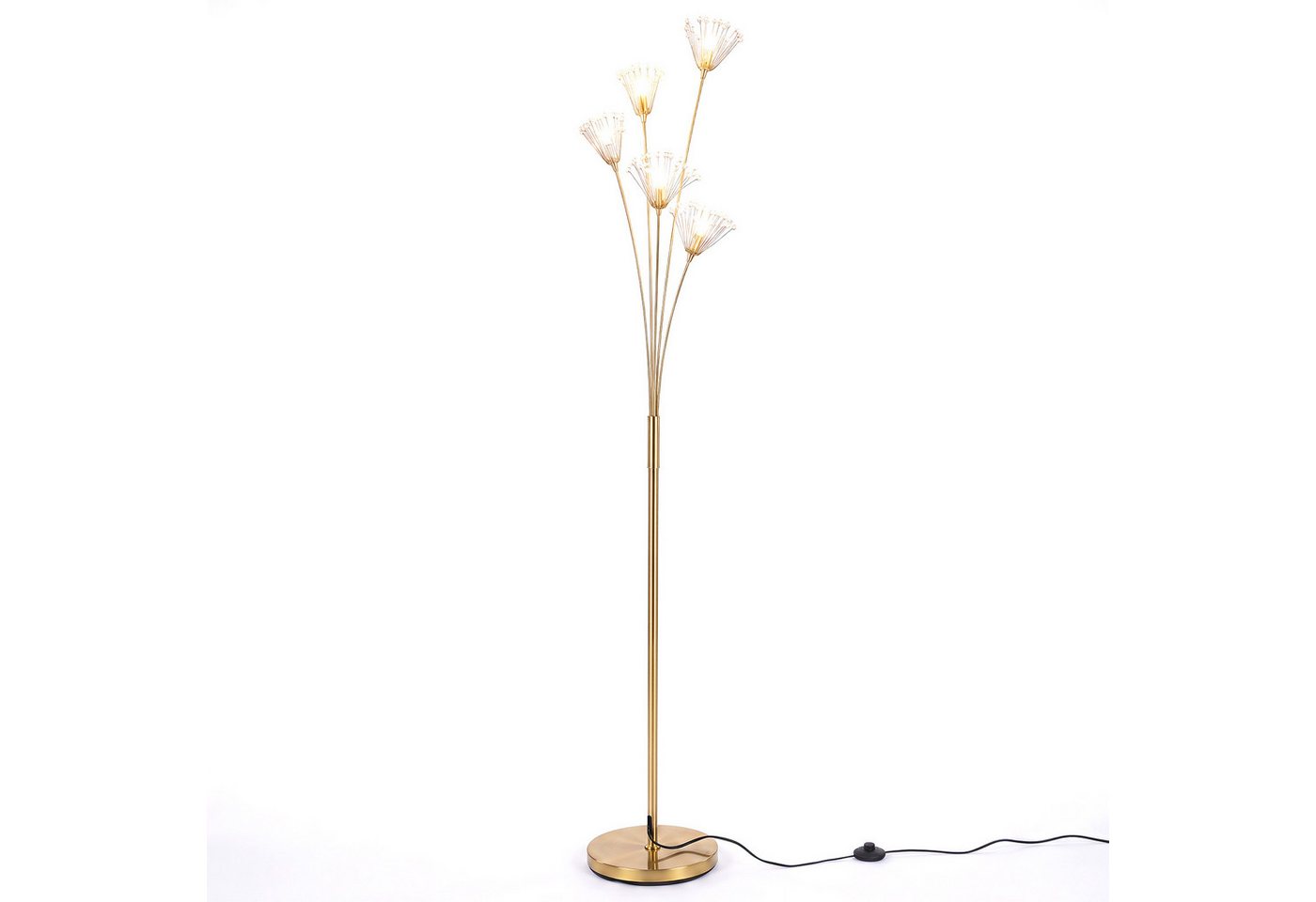 COSTWAY Stehlampe Standlampe für Wohnzimmer, Dekorative Bodenlampe Bild 5