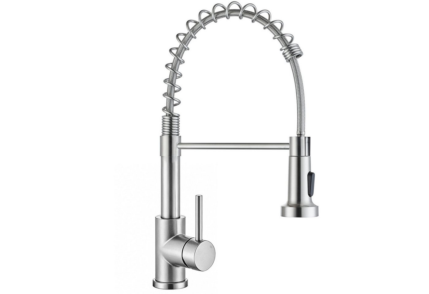 AICA Küchenarmatur Feder Ausziehbar Wasserhahn Spültischarmatur Abnehmbar 2 Strahlarten Bild 2