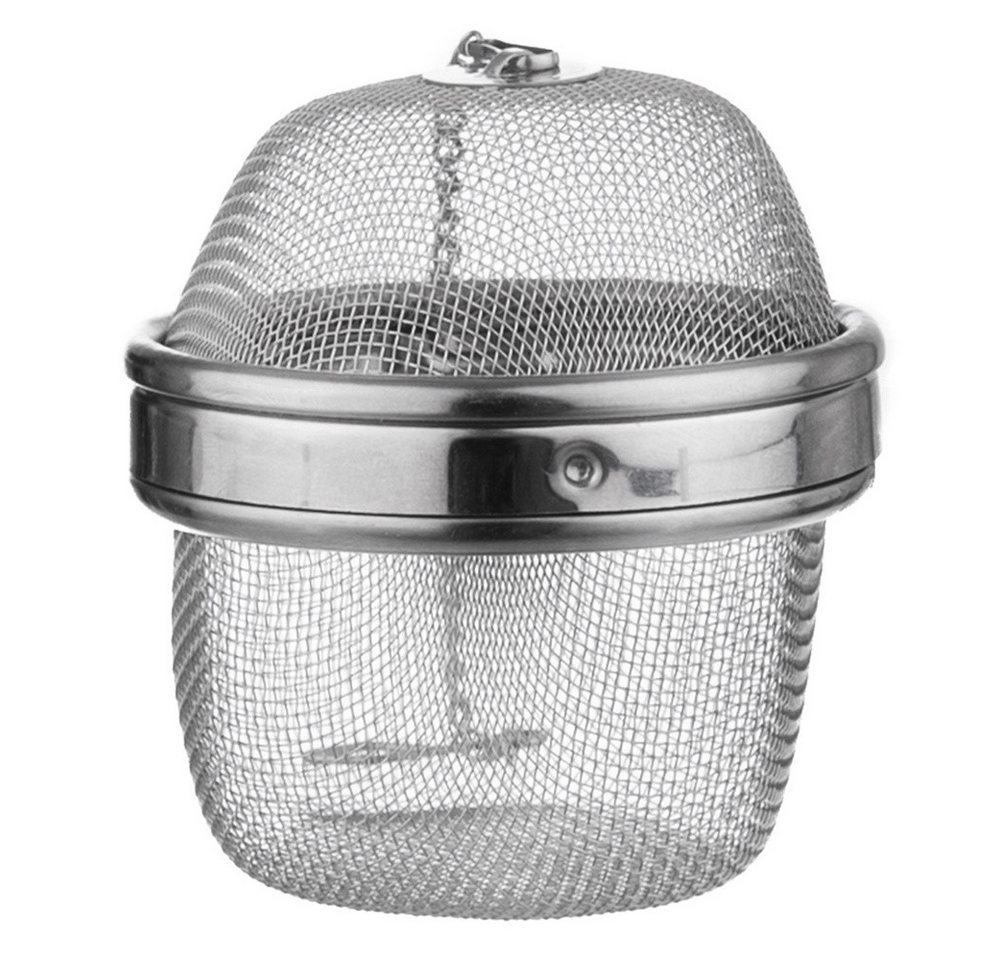 Orion Group Teesieb 6.5 cm Kugel mit Kette, Edelstahl, (1-St), rostfrei, spülmaschinengeeignet, für Tee