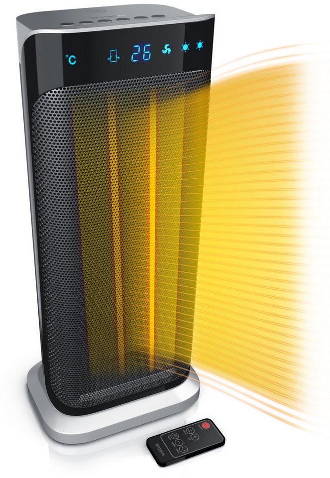 Brandson Heizlüfter Fernbedienung, energiesparend, leise, Oszillation, Keramik Heizung, 2000 W, Timer, Preisträger 2026, GS zertifiziert, Badezimmer Keramikheizlüfter Bild 4