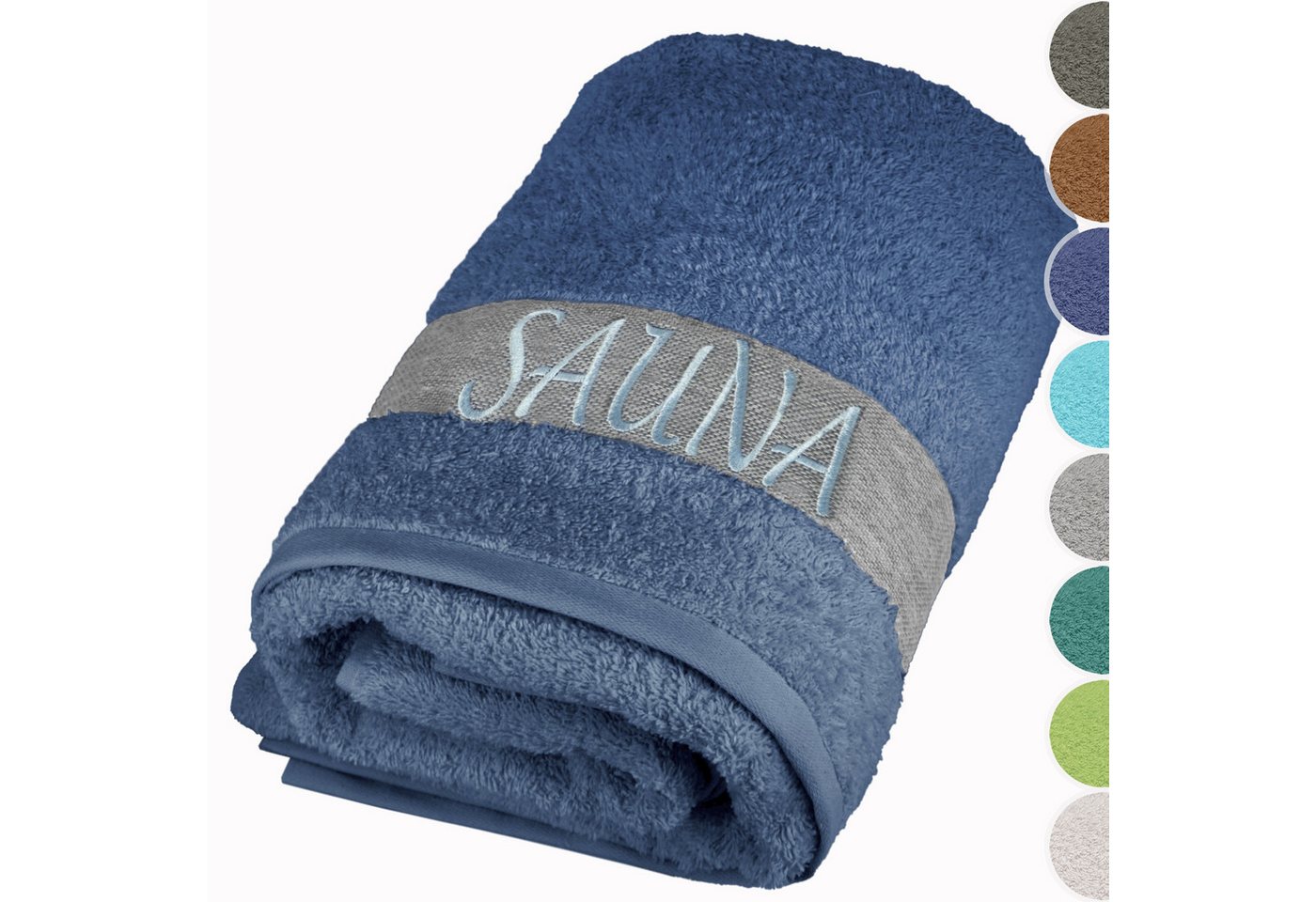 Lashuma Saunatuch Premium Frottee Saunahandtuch 100x200 für Damen & Herren, (1-St), XXL Badetuch - Handtuch Bild 5
