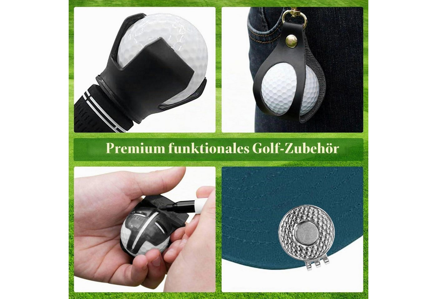 LuxusKollektion befüllbarer Adventskalender Golf Adventskalender 2026 Zubehörset