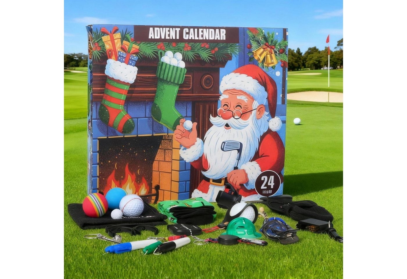 LuxusKollektion befüllbarer Adventskalender Golf Adventskalender 2026 Zubehörset Bild 2
