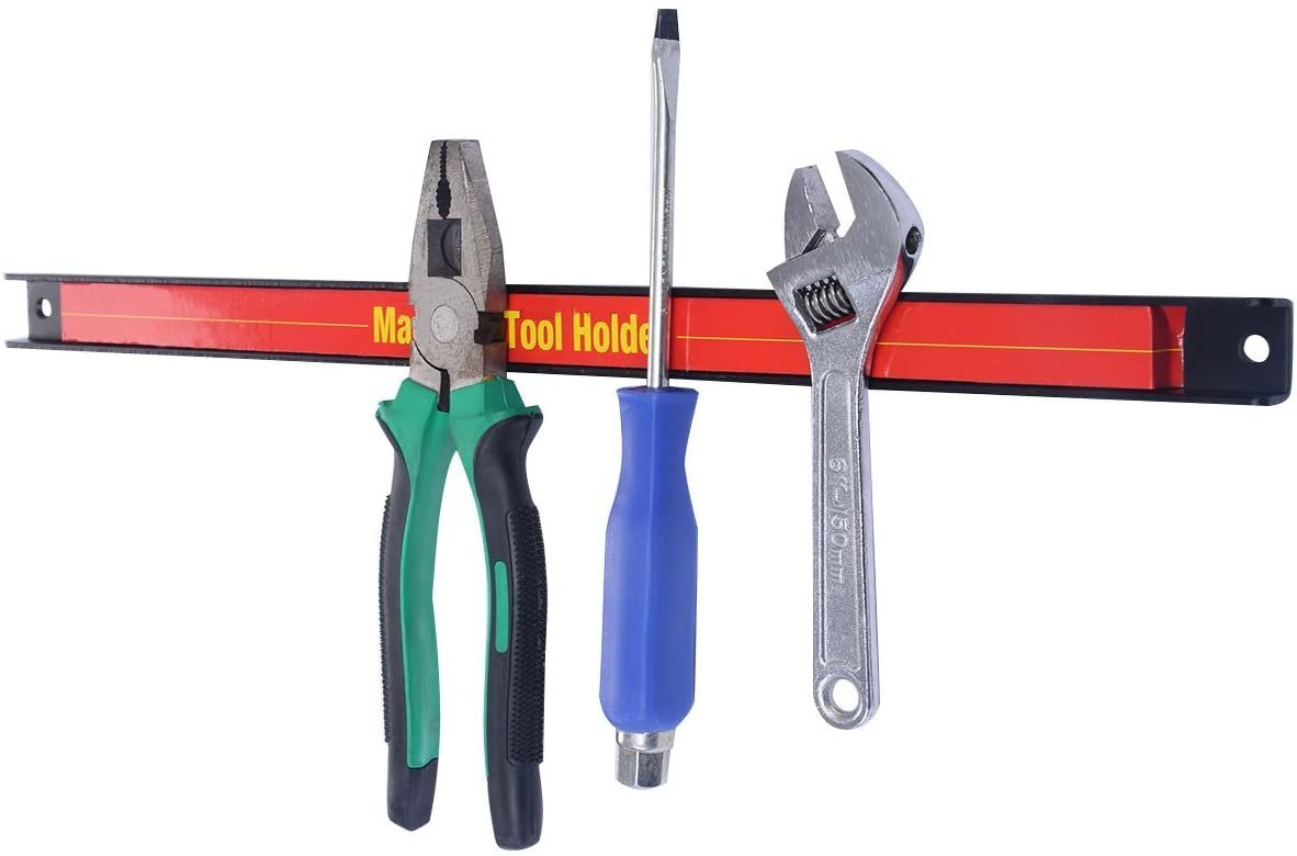 COSTWAY Magnet-Werkzeugleiste, 12-tlg., Werkzeughalter 46cm, Magnetleiste Bild 3