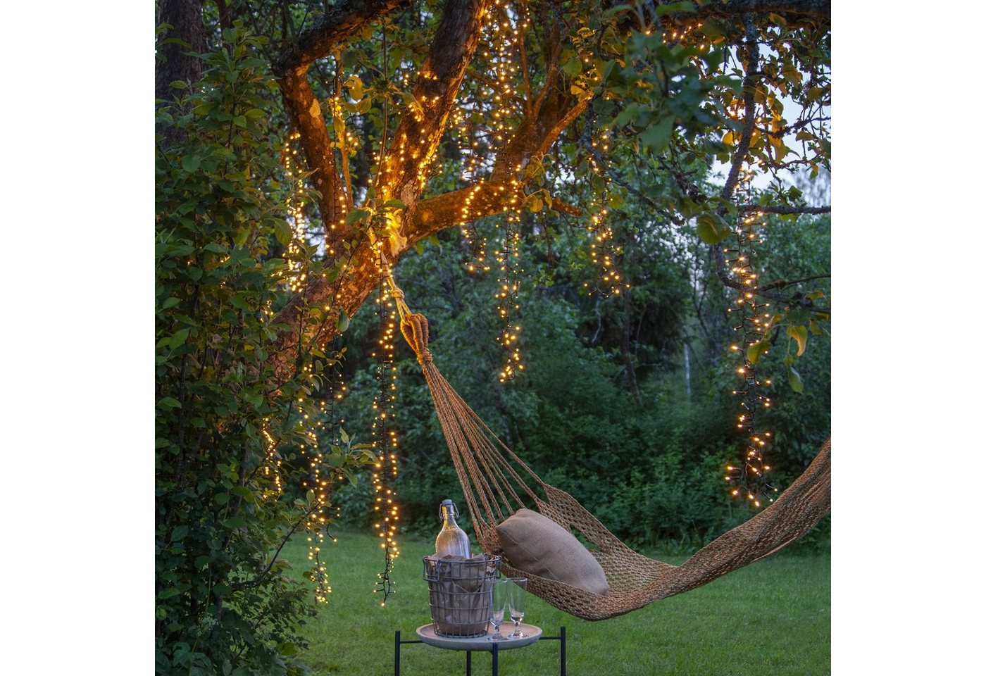 MARELIDA LED-Lichterkette LED Lichterkette f.Außen IP44 800 bernstein gold warmweiße LED 16m, 800-flammig Bild 2