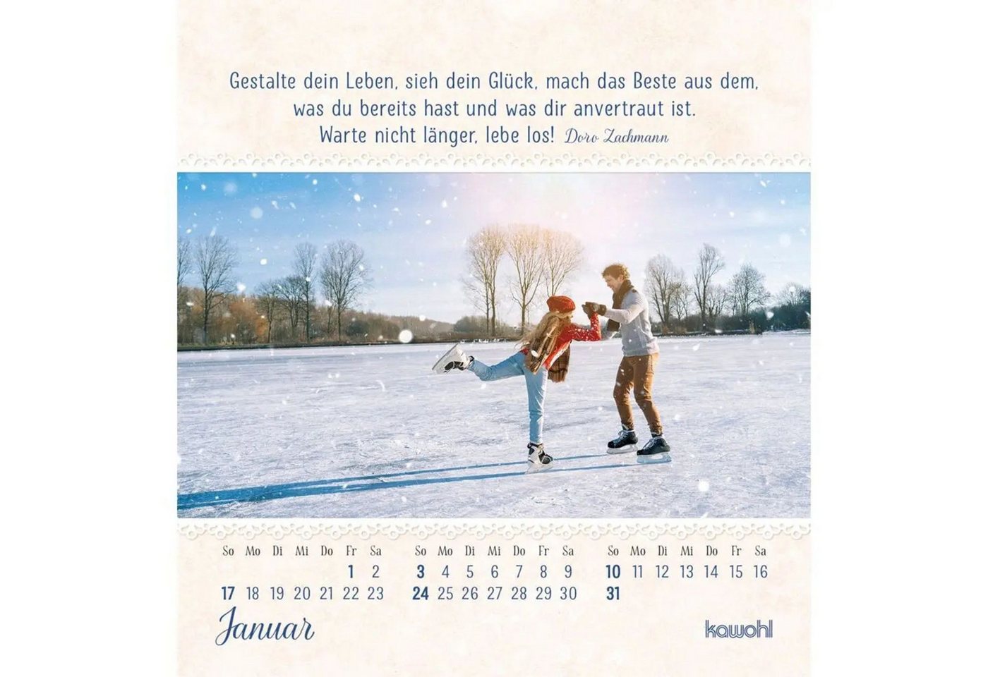 Tischkalender Von Herzen ein gutes Jahr 2027 Bild 2